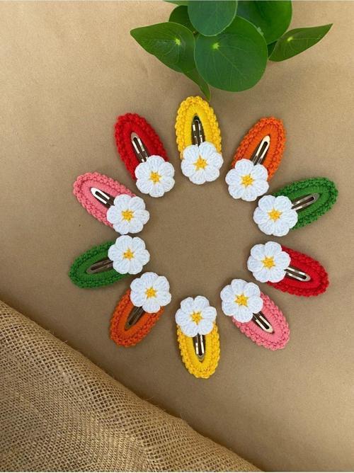 El Yapımı 10’Lu Kız Bebek Çocuk Toka Seti