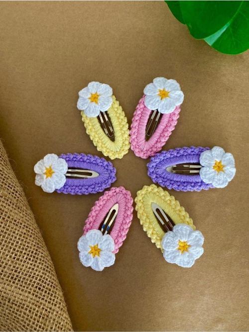 El Yapımı 6’Lı Kız Bebek Çocuk Toka Seti