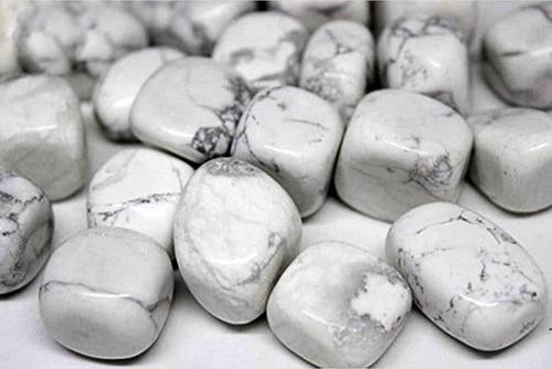 Beyaz Havlit Taşı Tamburlanmış 15-19 gr