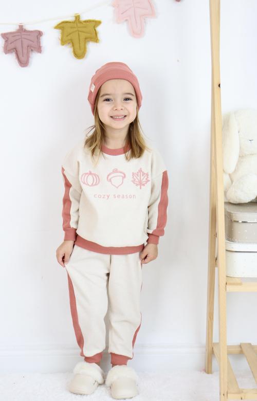 Cozy Nakış Baskılı 3lü Takım