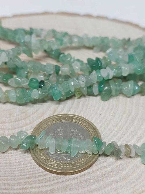 Delikli Aventurin Taşı Minik Boy 4-6mm Aralığı Şekilsiz Taşlar 50 Adet