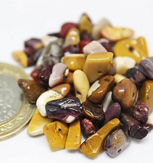 Delikli Jasper Taşı Mini Boy 50 Adet