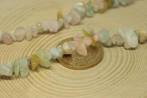 Delikli Morganit Taşı Mini Boy 50 Adet