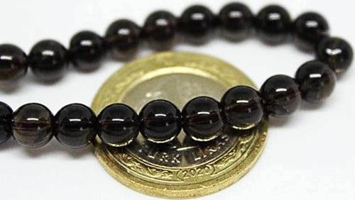 Dumanlı Kuvars Taşı 6mm/5 Adet