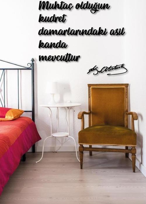 Ahşap Tablo Muhtaç Olduğun Kudret Damarlarındaki Asil Kanda Mevcuttur 