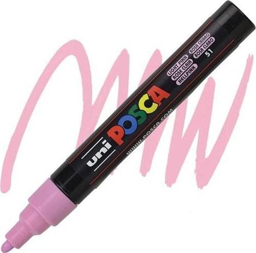 Posca 1.8-2.5 Su Bazlı Poster Boyama Kalemi Markörü Açık Pembe Pc-5M (6 Lı Paket)