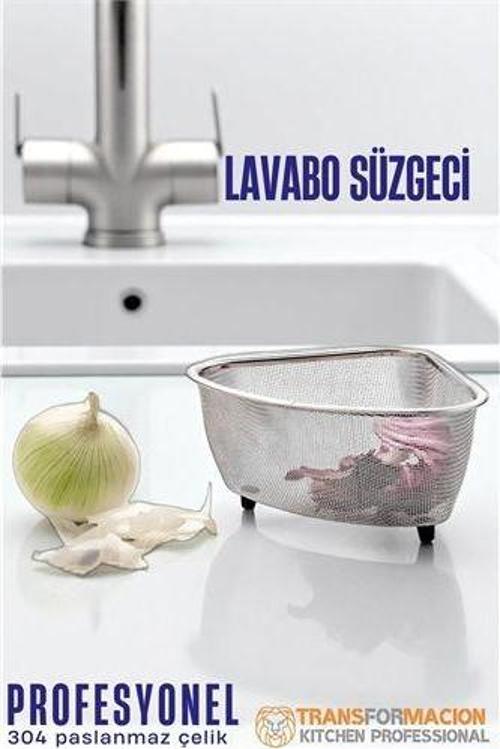 Lavabo Süzgeci -Lavabo Çöplüğü - Lavabo İçi Çöp Süzgeci 304 Paslanmaz Çelik