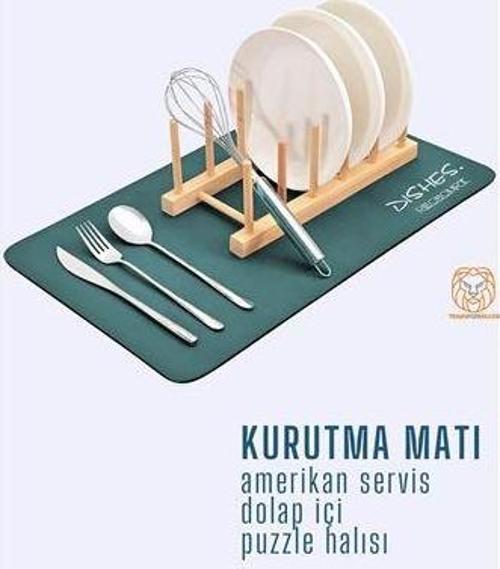 Bulaşık Durulama Kurutma Matı Süzücü Emici