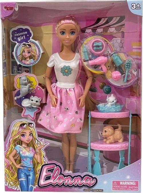 WG66962 -Vardem Kutulu  Pet Shop Bebek Set 11,5 inç