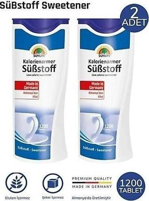 Substoff Tatlandırıcı 1200 Tablet 2'li