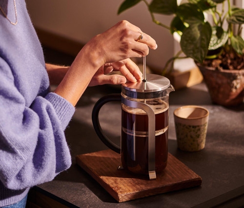 French Press, Gümüş 800 ml
