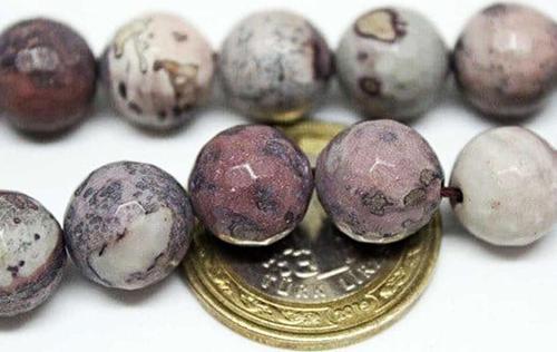 Jasper Taşı Faset Kesim 12mm/4 Adet