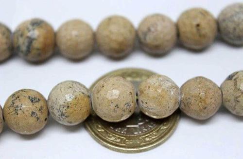 Jasper Taşı Faset Kesim 12mm/4 Adet 9943-1