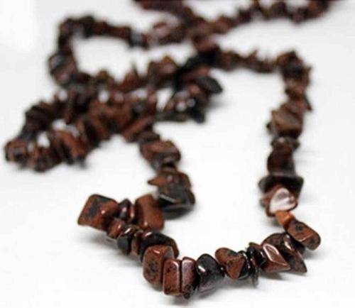 Kahverengi Obsidyen Taşı Doğal Küçük Taşlar Dizi