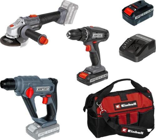 by Einhell Akülü Kırıcı Taşlama Vidalama Set