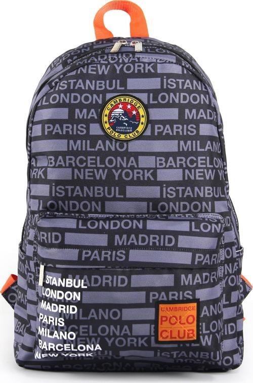 Cities Ön Bölmeli Unisex Sırt Çantası