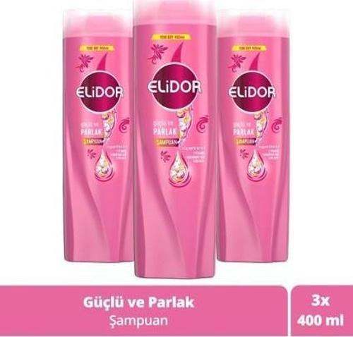 Superblend Saç Bakım Şampuanı Güçlü ve Parlak E Vitamini Makademya Yağı 400 ml X3