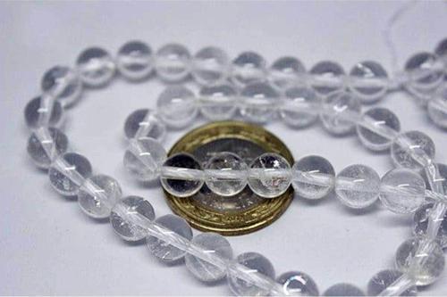 Kristal Kuvars Taşı 8mm 4 Adet