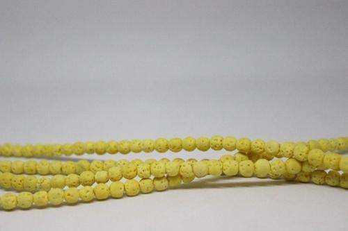Lav Taşı Sarı Renkli Dizi 6mm