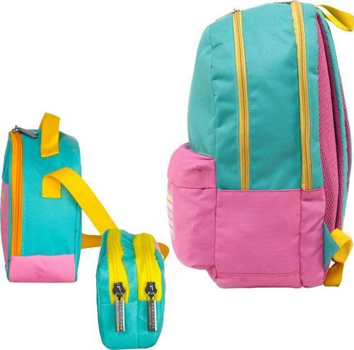Be Happy Çift Ana Bölmeli Unisex Çocuk İlkokul Çanta Set