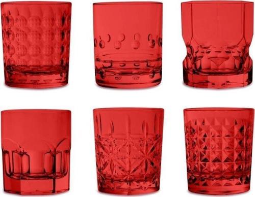Crystal Touch 6lı Bardak Seti 300ml Kırmızı