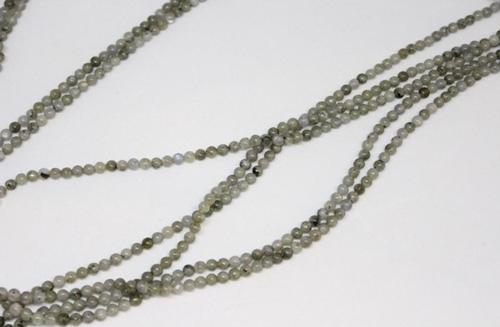 Labradorit Taşı Açık Renk Yarım Dizi 4mm (18cm Uzunluğundadır)