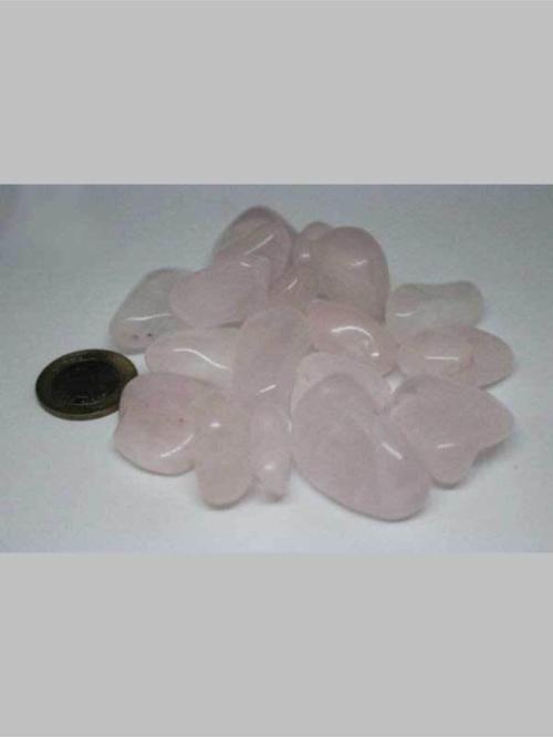 Pembe Kuvars Taşı Küçük Boy 6-12 gram ( Açık Pembe)