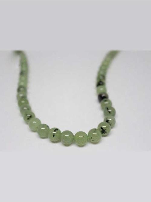 Prehnit (Prinayt) Taşı YARIM Dizi 10mm (18cm uzunluğundadır)