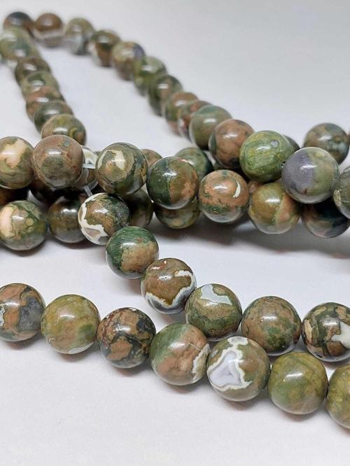 Riyolit (Rhyolite) Taşı YARIM Dizi 10mm (18cm uzunluğundadır)