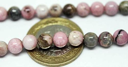 Rodokrozit Taşı 6mm/4 Adet