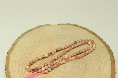 Rodokrozit Taşı Yarım Dizi 4,5mm (18cm Uzunluğundadır)