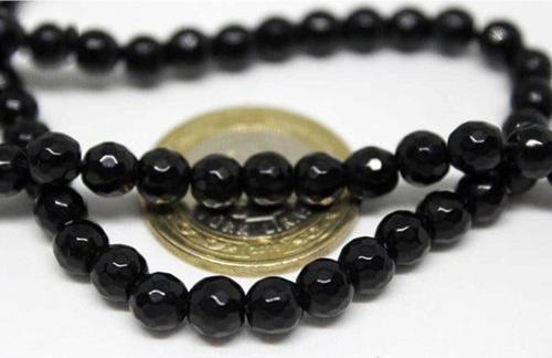 Onix Taşı Faset Kesim Parlak 6mm 10 Adet