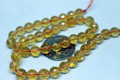 Sitrin Taşı Faset Kesim 8mm/3 Adet