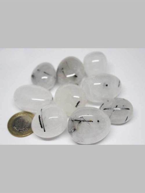 Rutil Kuvars Taşı tamburlanmış (10-20GRAM)
