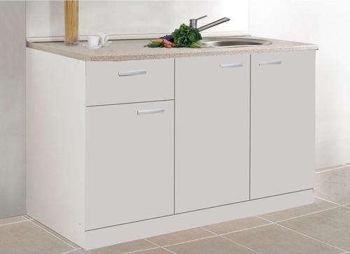 Summer Mutfak Alt Dolabı 120 Cm Laminat Tezgah Dahil