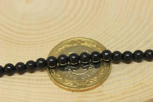 Shungite (şungit) Taşı 4mm/3adet