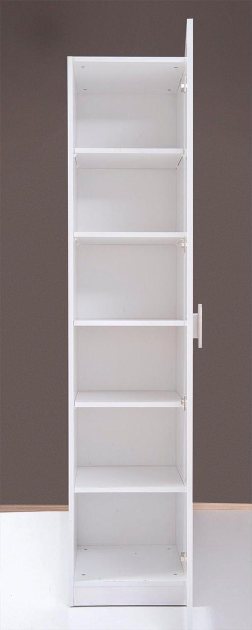 Plus 812461 Stella Tek Kapaklı Raflı Gardırop - Beyaz