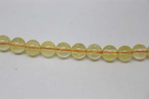 Sitrin Taşı Açık Renk 6mm 4 Adet