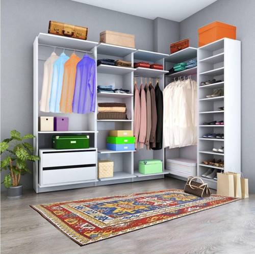 Plus 817511 Flexi Kapaksız Giysi Dolabı Beyaz 325 Cm