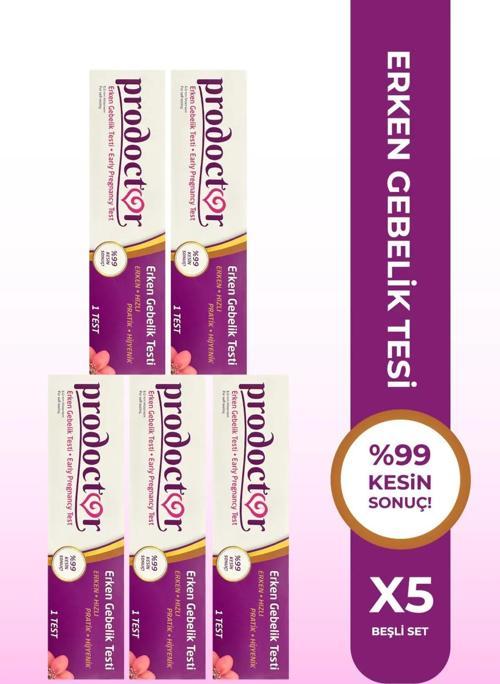5'li Prodoctor Erken Gebelik Testi