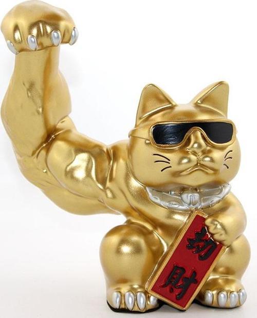 Polyester Şanslı Kedi Figürü Model 3