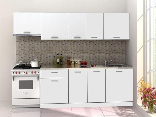 Viki Mutfak Beyaz 260 Cm Tezgah Hariç