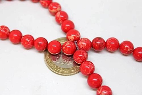 Varisit Taşı Nar Kırmızısı 8mm/5 Adet