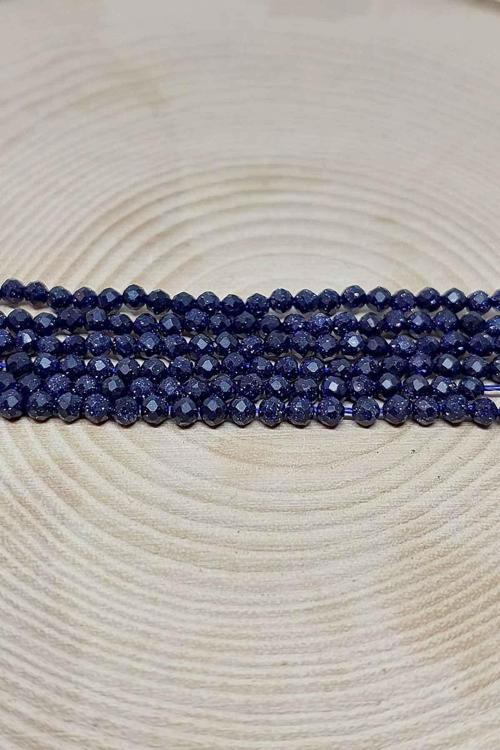Yıldız Taşı Lacivert YARIM Dizi 2,5mm (17cm uzunluğundadır)