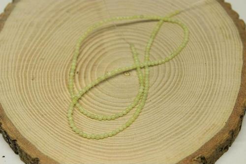 Yeşim Taşı Lime Yeşili YARIM Dizi 2mm (17cm uzunluğundadır)