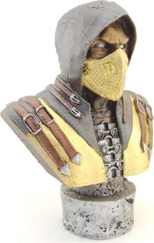 Polyester Scorpion Büst Küçük Boy