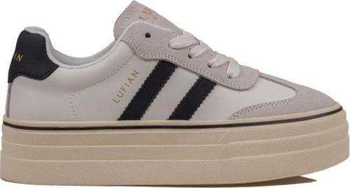 Beyaz Angela Kadın Kalın Taban Sneaker