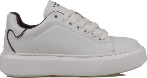Beyaz Amy Hakiki Deri Kadın Sneaker