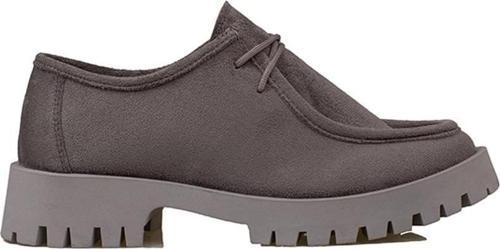 Füme Elegans Suede Kadın Oxford Ayakkabı