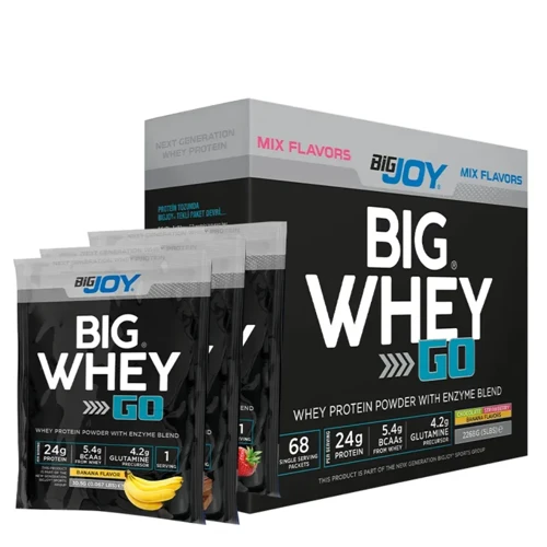 Bigjoy BIGWHEYGO Whey Protein 68 Servis Mix Aroma
